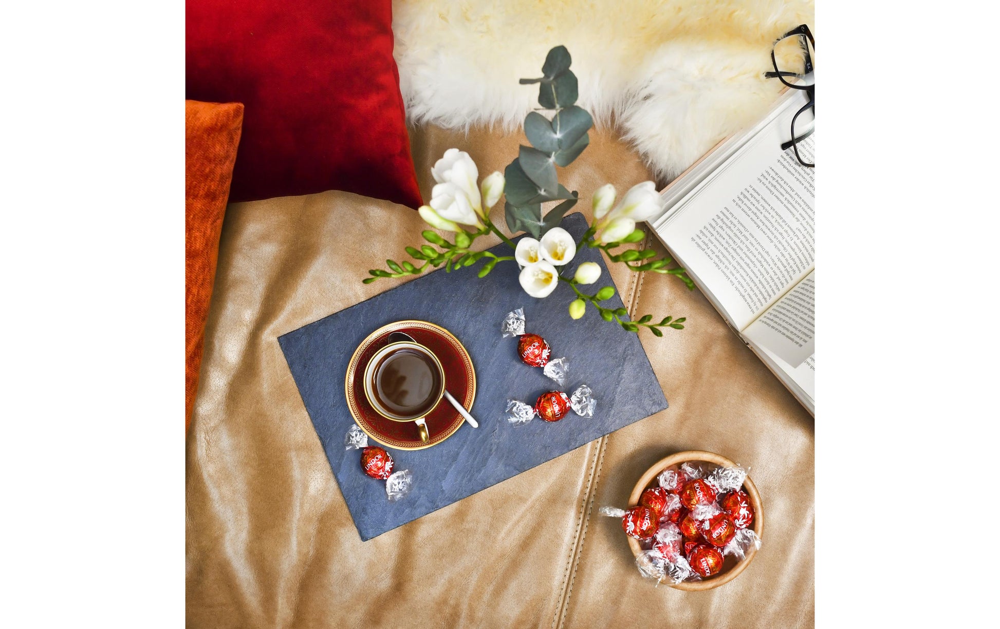 Lindt LINDOR Pralinés Kugeln – Milch, 80 Stück (1 kg)