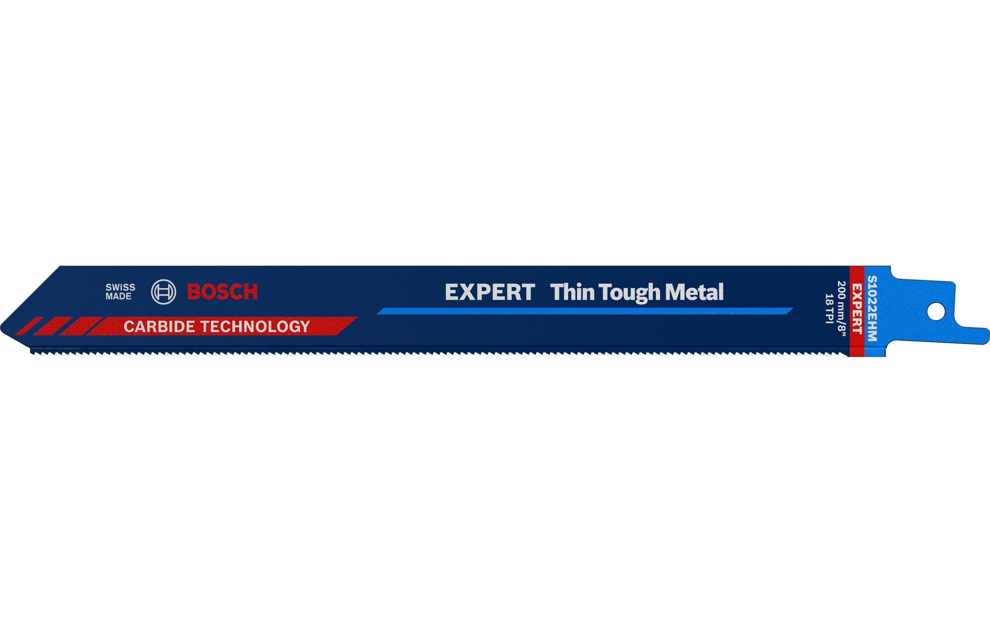 Bosch Säbelsägeblatt, EXPERT Thin Tough Metal, S 1022 EHM, 150 mm, blau