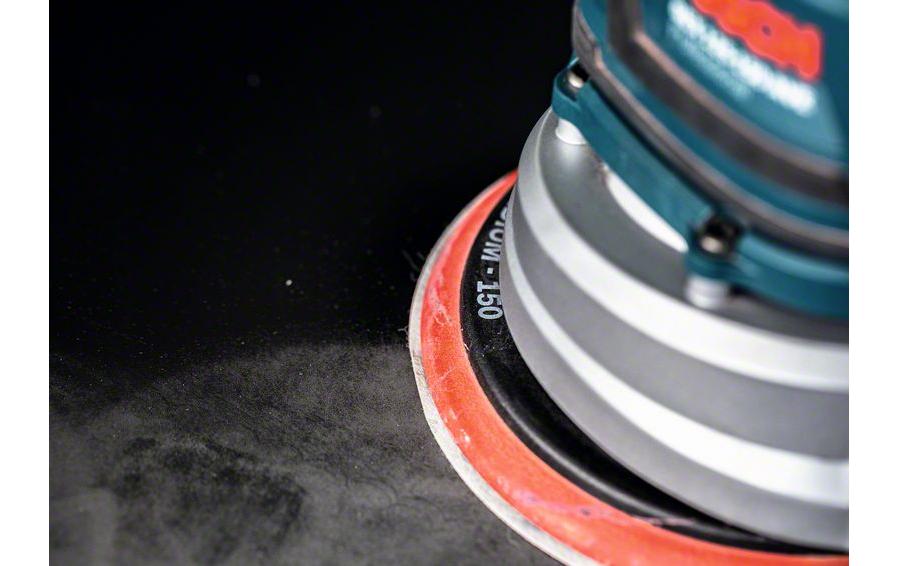 Bosch Stützteller, EXPERT Multihole, 150 mm, schwarz, grau