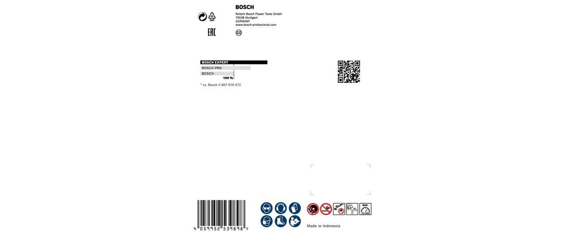 Bosch EXPERT HardCeramic Diamanttrennscheibe 115 × 22,2 × 1,4 mm Diamant – für Hartkeramik – 1 Stk