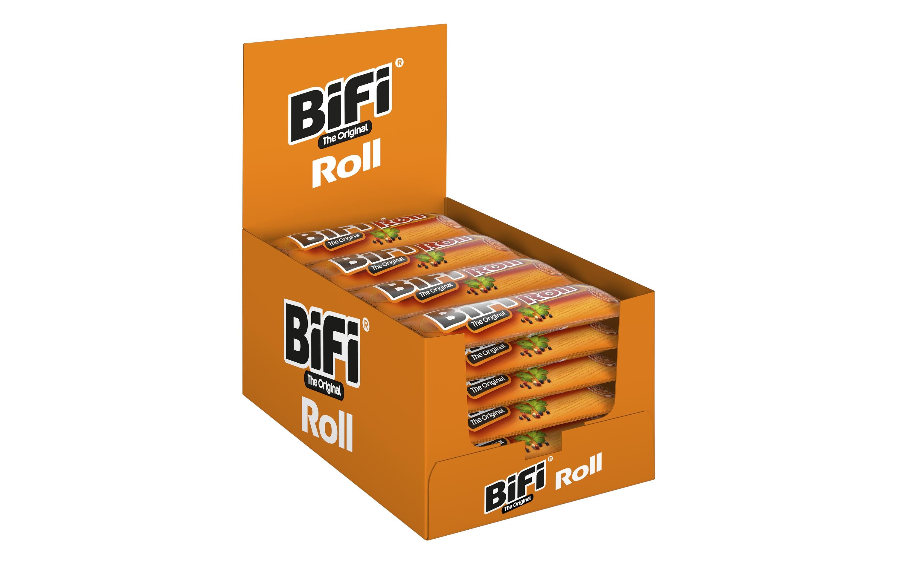 Bifi Roll – Weizengebäck, Minisalami, 24 × 45 g (1,08 kg)