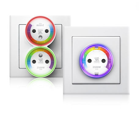 Fibaro Wall Plug E FGWPE-102 – Smart-Steckdose – 110–230 V, LED-Anzeige, Weiss