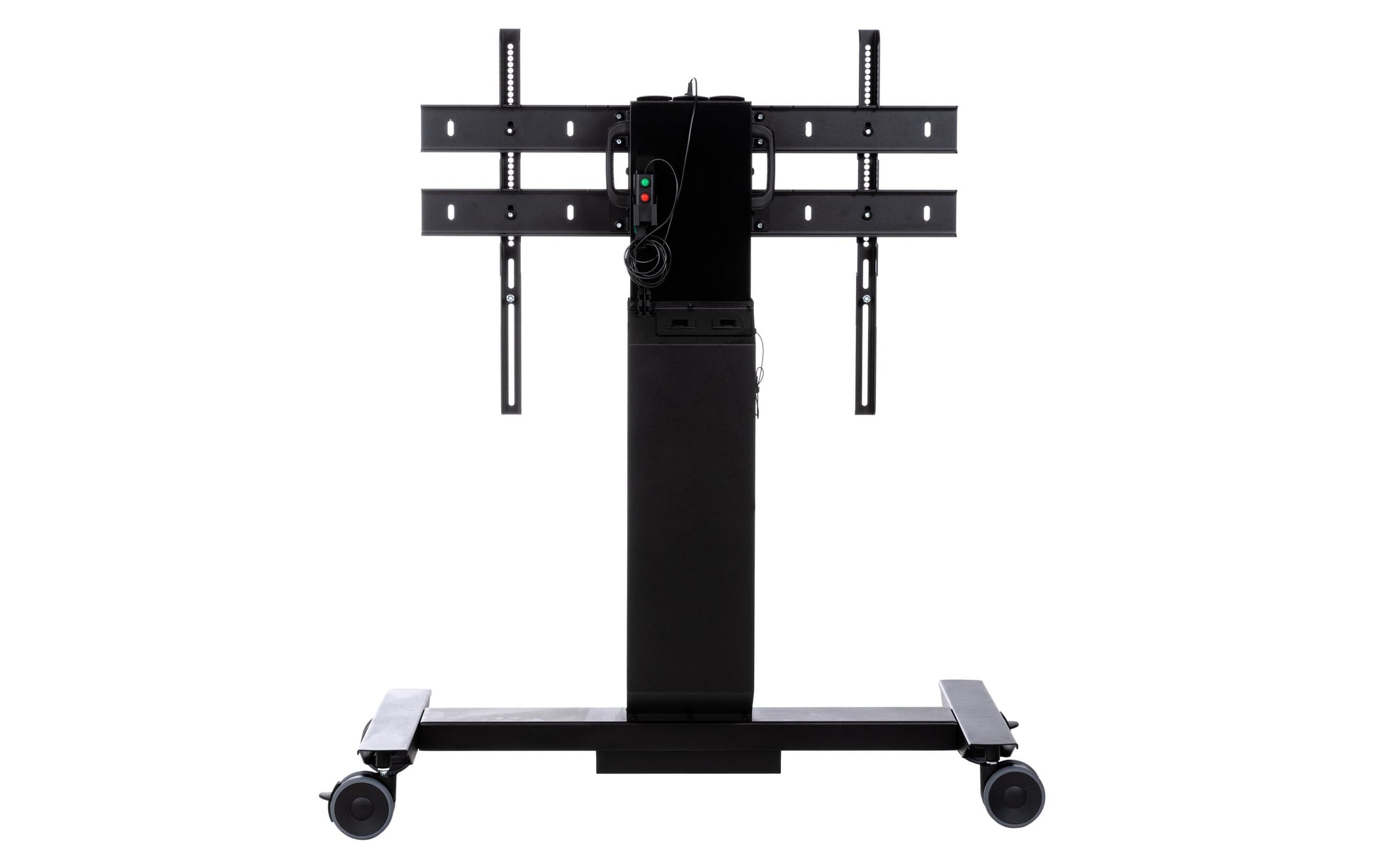 DSS Mobilift 0049sw – Trolley, höhenverstellbar, für 75", VESA 600×600, bis 130 kg, schwarz