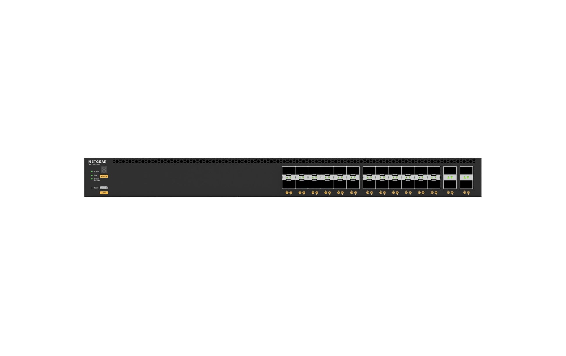 NETGEAR M4350-24F4V – Managed Switch – 24×SFP+, 4×SFP28, L3, 1U