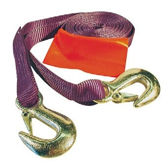 SpanSet Abschleppband PW30J – 4 m, 35 mm, Polyester, Orange, 1 Stk.