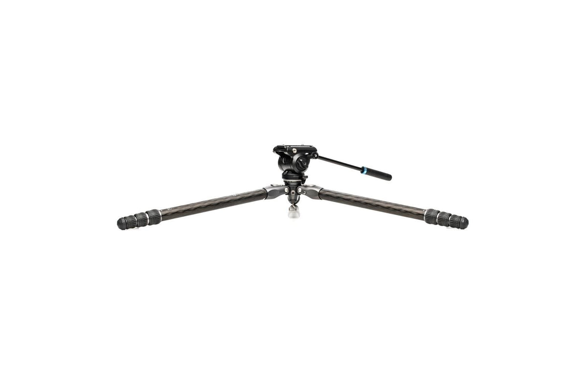 Benro TTOR34CLVS4pro Tortoise Videostativ Kit – 163,5 cm, 4 kg Traglast, 4-teilige Beine, Aluminium/Karbon