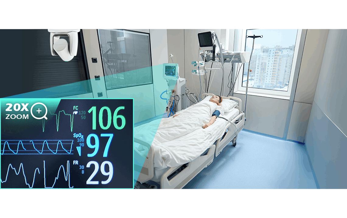 AVer MD120UI – PTZ-Kamera, 4K60, 20× optischer Zoom, Autofokus, PoE+, HDMI/USB/IP, Weiss