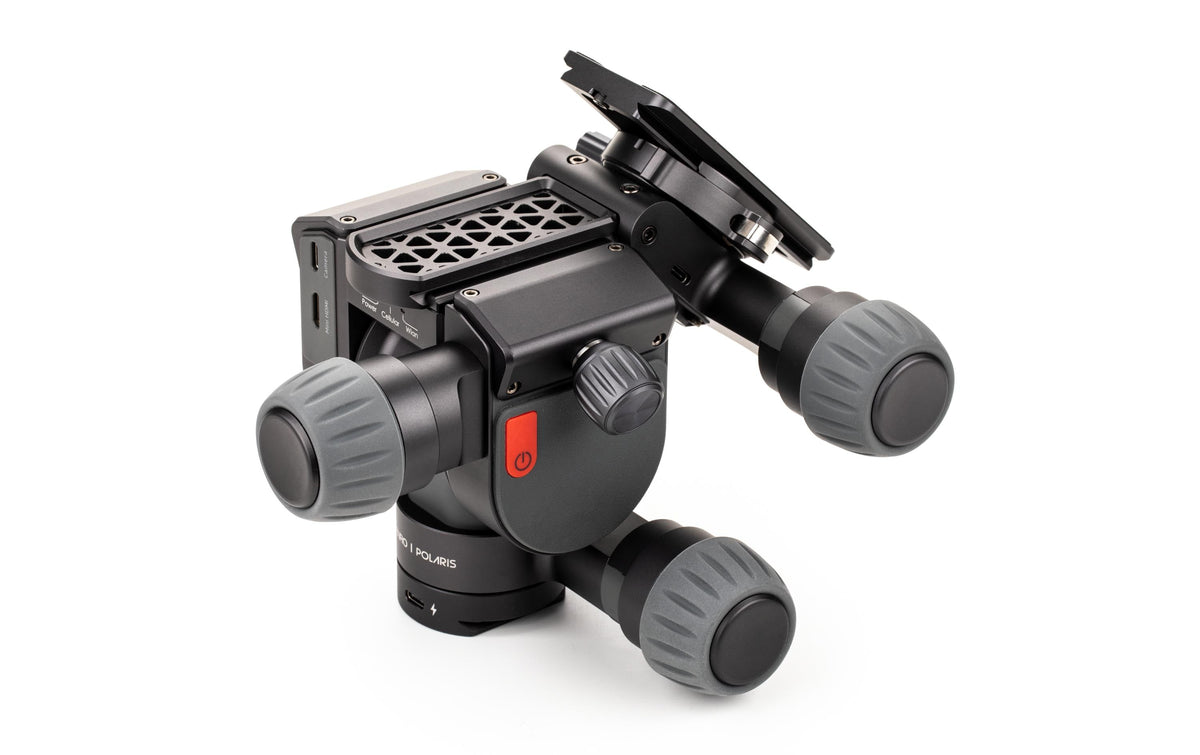 Benro Polaris Astro BR209 3-Wege-Stativkopf – 7 kg, 109 mm, 3/8" – Schwarz