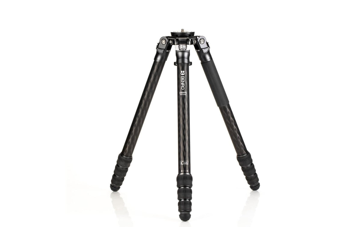 Benro TMTH44C Mammoth Carbon Dreibeinstativ – 160 cm, 25 kg Traglast – 57 cm eingeklappt – 1/4" & 3/8" Gewinde