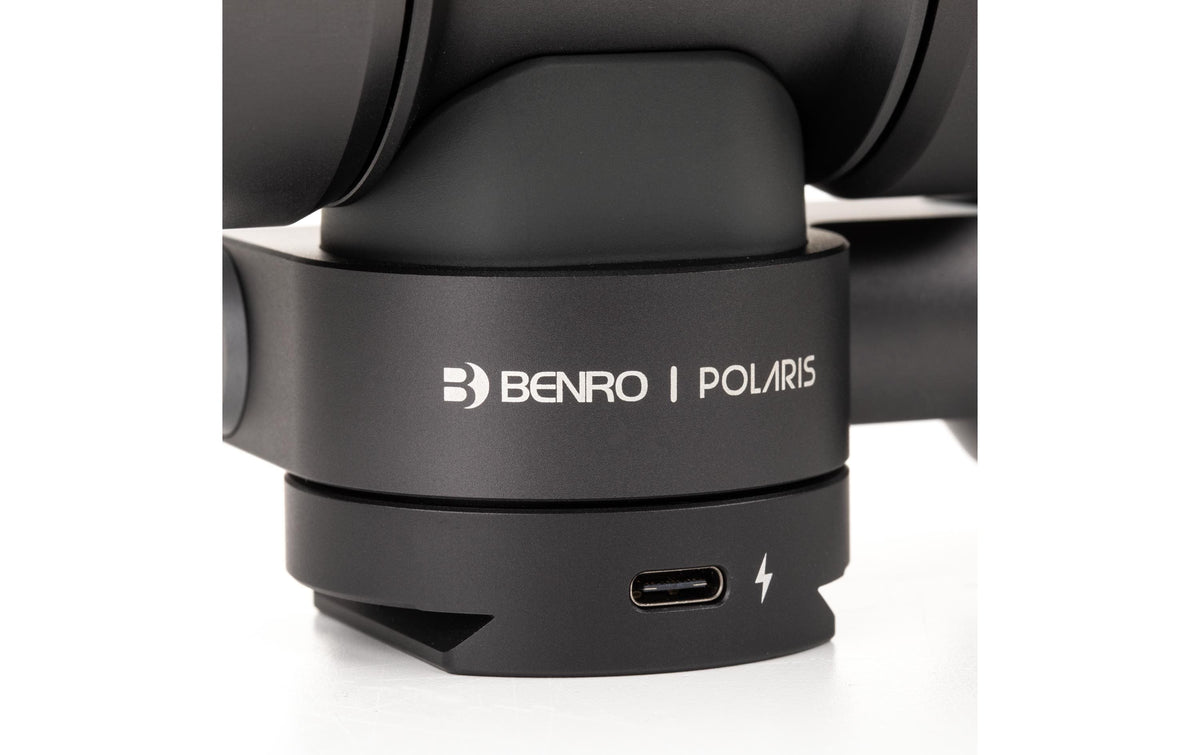 Benro Polaris Astro BR209 3-Wege-Stativkopf – 7 kg, 109 mm, 3/8" – Schwarz