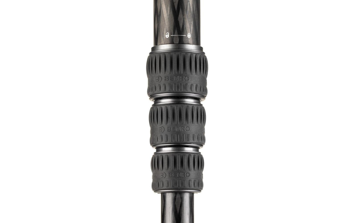 Benro TMTH44C Mammoth Carbon Dreibeinstativ – 160 cm, 25 kg Traglast – 57 cm eingeklappt – 1/4" & 3/8" Gewinde