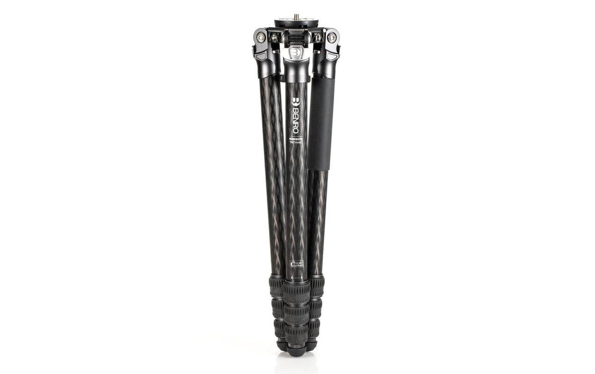 Benro TMTH44C Mammoth Carbon Dreibeinstativ – 160 cm, 25 kg Traglast – 57 cm eingeklappt – 1/4" & 3/8" Gewinde