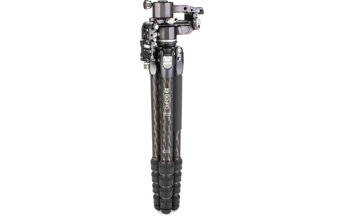 Benro TTOR35CLVGH2F Dreibeinstativ – bis 155,5 cm, Traglast 15 kg, Carbon – für Smartphone/Digitalkamera