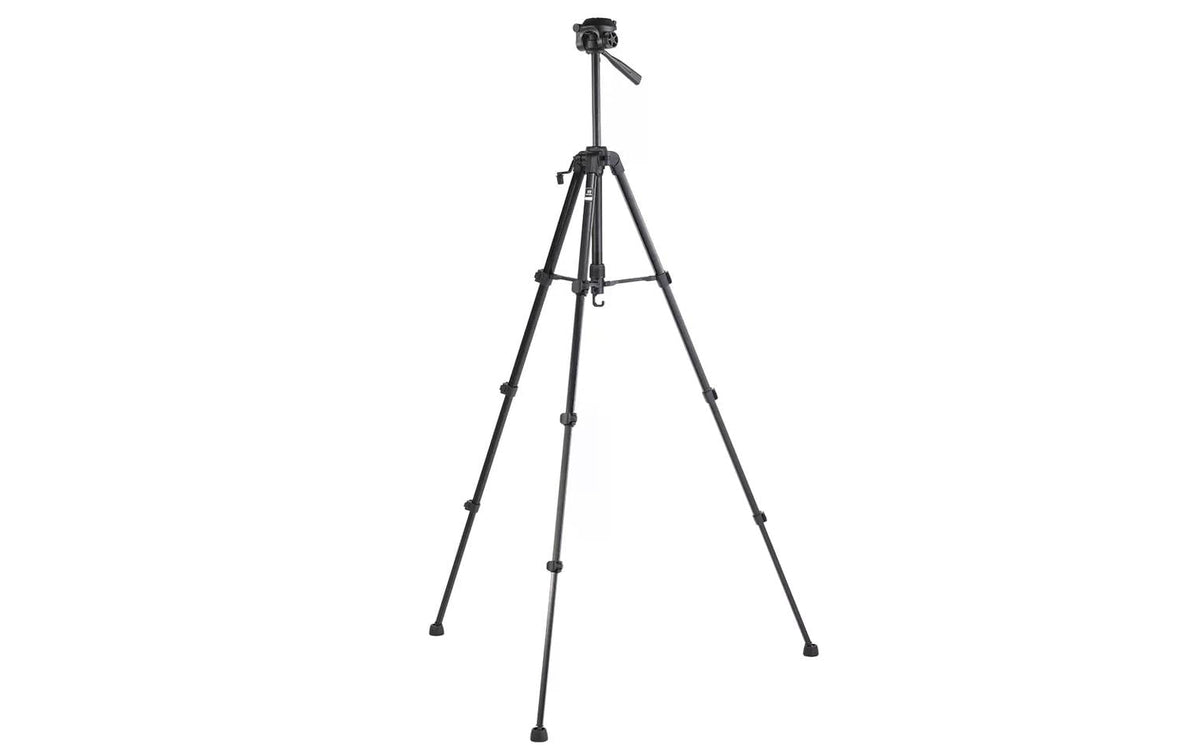 Benro T691 Stativ – 4 Sektionen, zusammenklappbar, 470 mm – bis 152 cm, 3 kg Traglast – 1/4" Gewinde – Schwarz