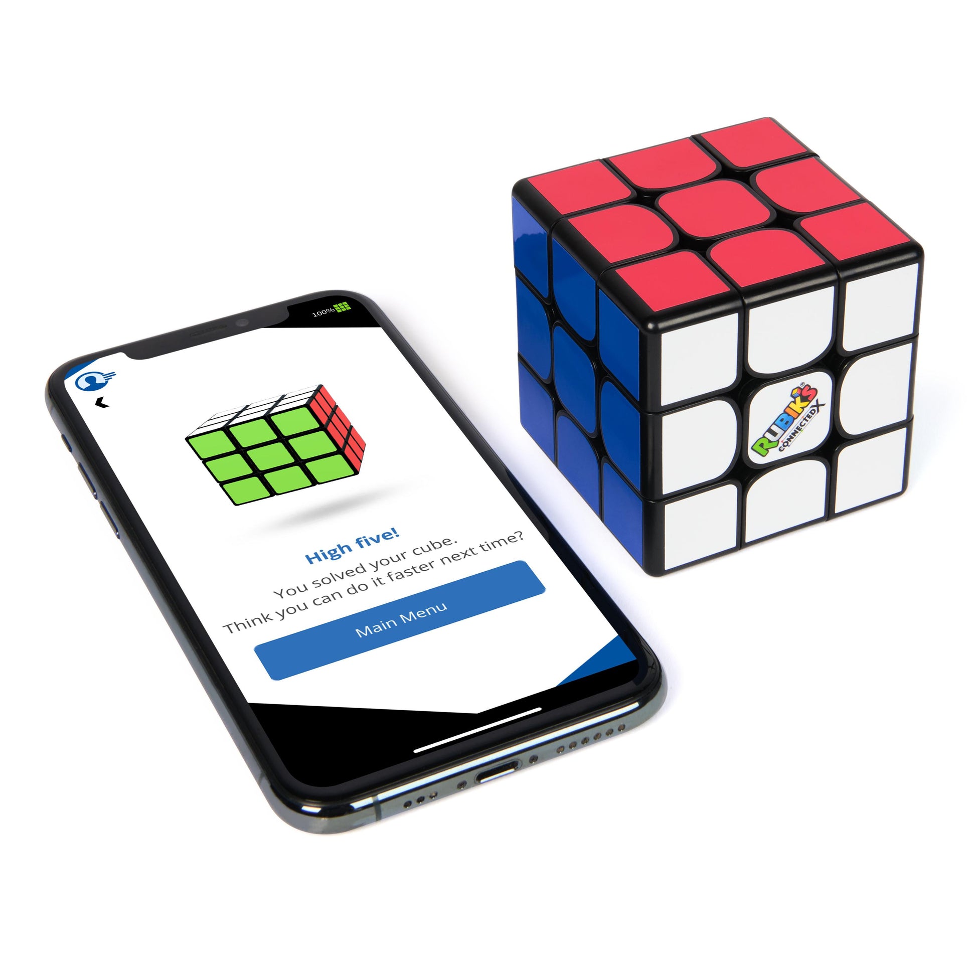 Spin Master Rubiks Connected X 3x3 3D Puzzle – ab 8 Jahren – mehrfarbig – CE