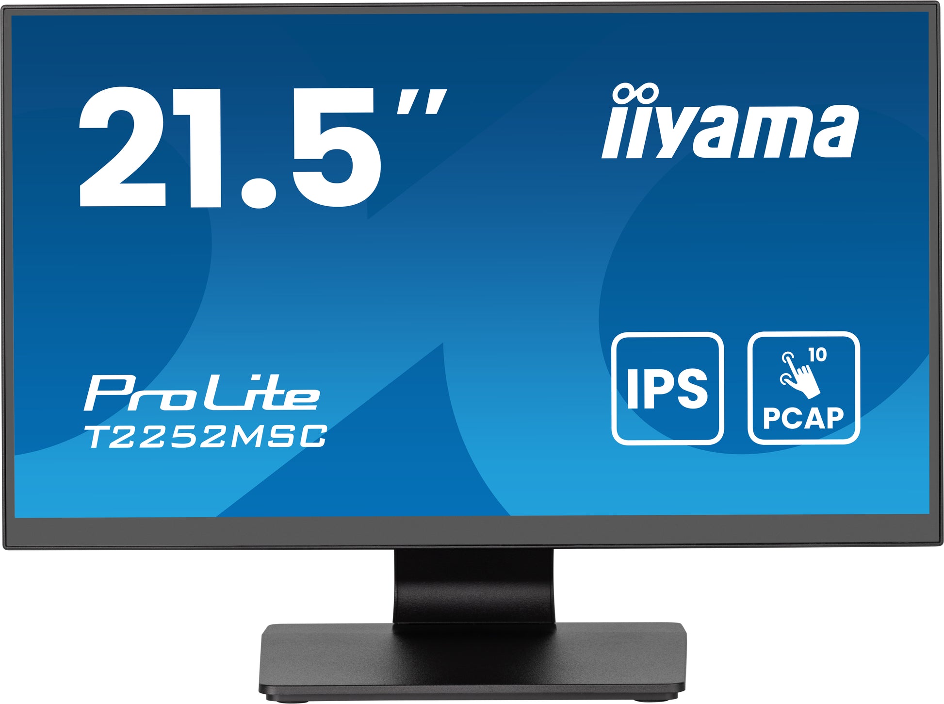 iiyama Bonded PCAP 10P – Monitor, 27", 1920 × 1080 (Full HD), IPS, Touch, 215 cd/m², HDMI, DisplayPort, Weiss