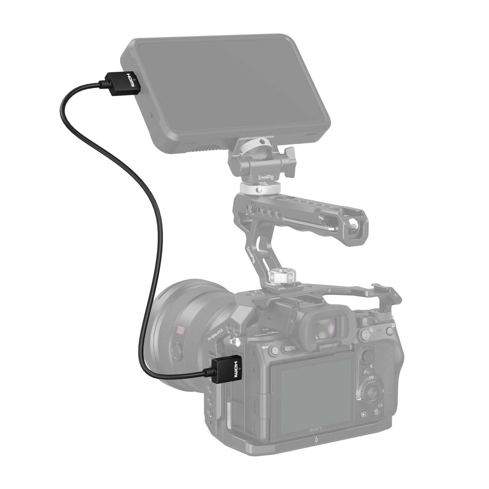 SmallRig HDMI Kabel HDMI 2.0 4K 60 Hz – 0,55 m