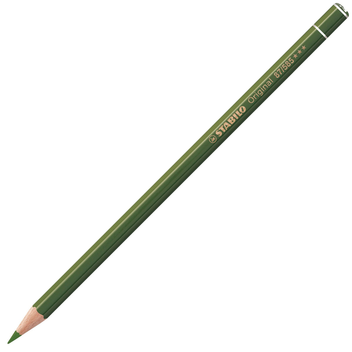 STABILO Buntstifte Original – Minen‑Ø 2,5 mm, Einzelstift Olivgrün