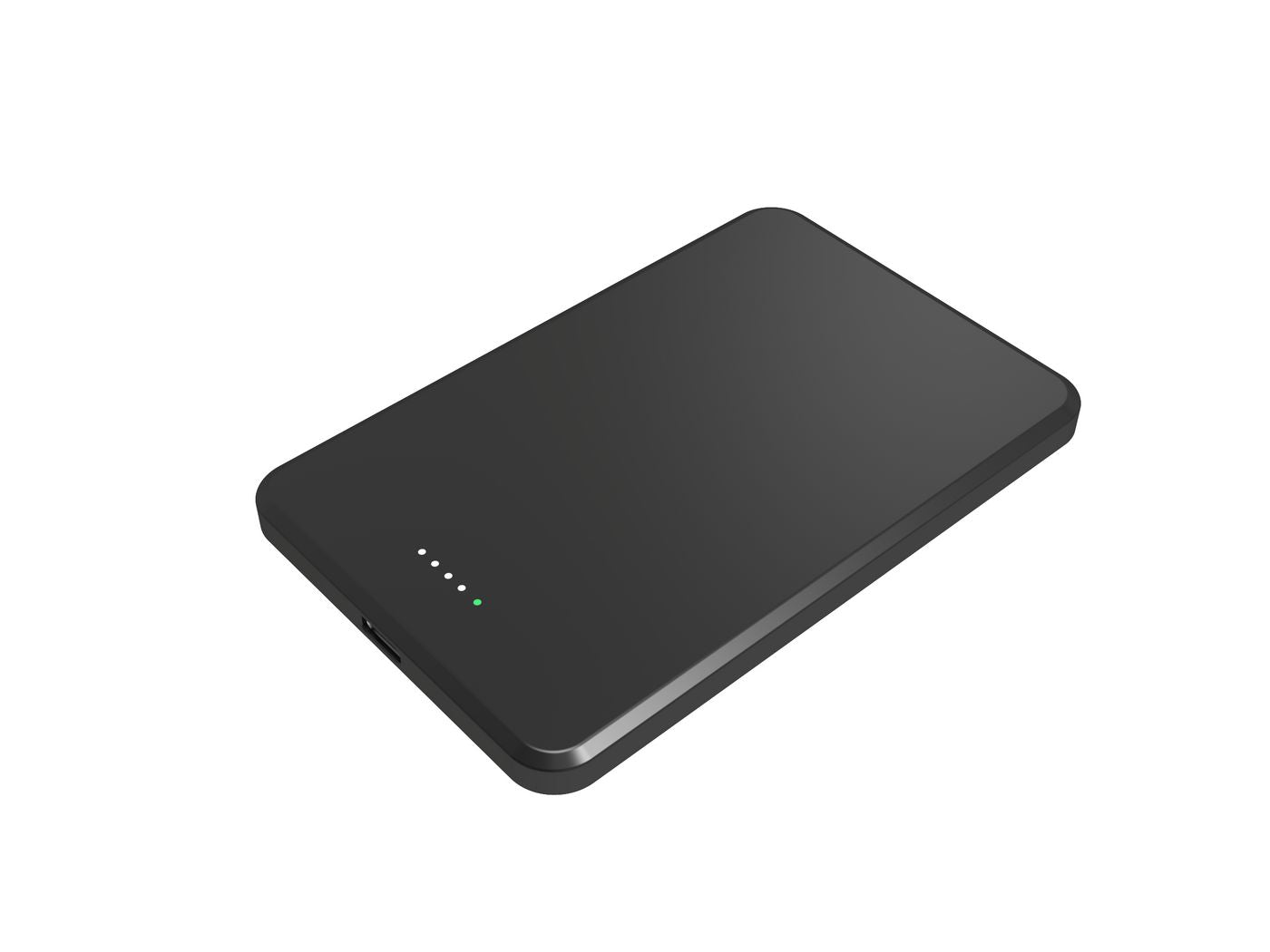 eSTUFF MagSafe Powerbank 5'000 mAh – 20 W PD, Wireless 15 W, schwarz
