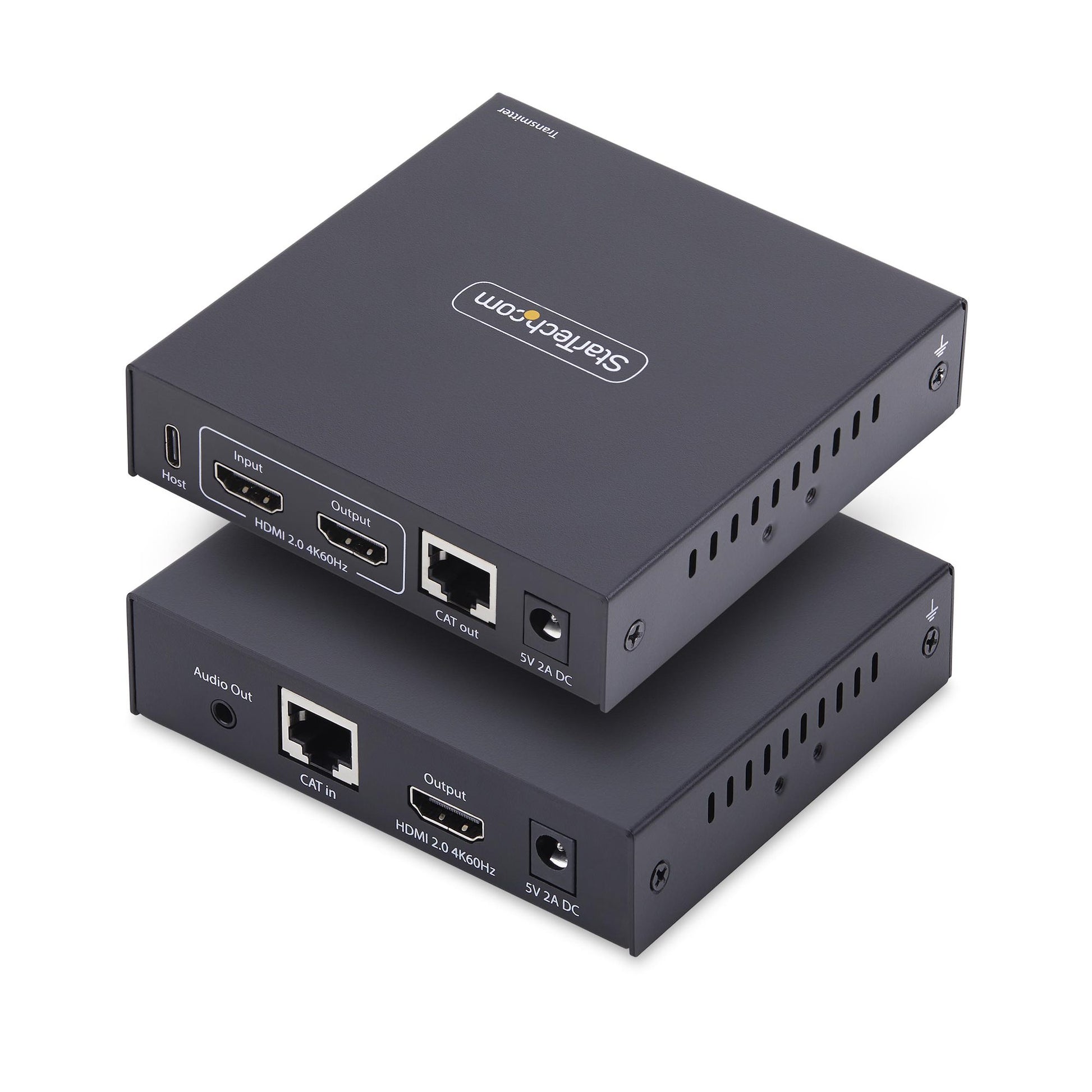 StarTech.com HDMI KVM-Extender-Set – 4K/60 Hz, USB Typ-C & USB 2.0, über Cat 6