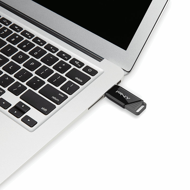 PNY Attaché X – 32 GB, USB Typ-A, USB 3.2 Gen 1, 130 MB/s, schwarz