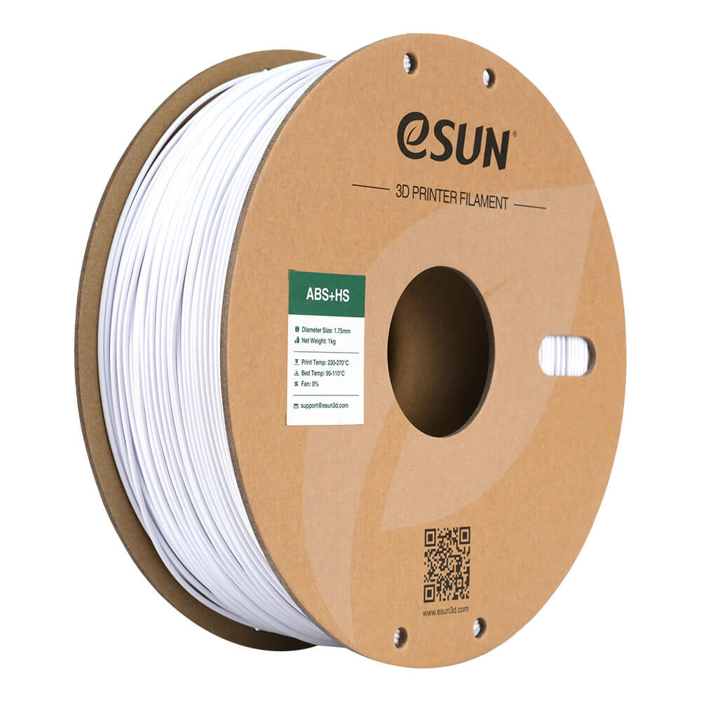 eSUN 3D-Drucker-Filament ABS 1,75 mm Kaltweiss, 1 kg