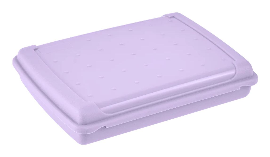 keeeper Click-Box mini Aufbewahrungsbox 0,5 l – Polypropylen – transparent/violett – BPA-frei