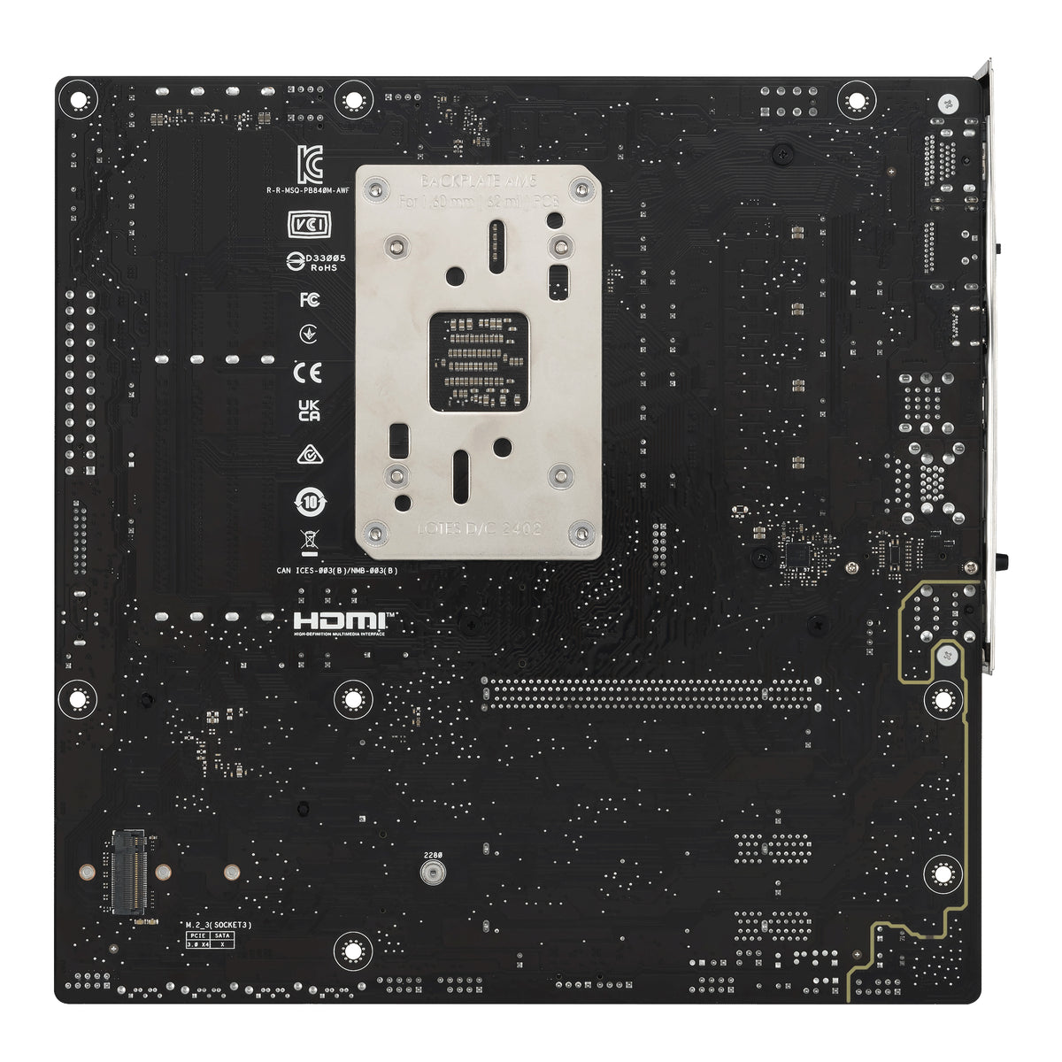 ASUS PRIME B840M-A WIFI – Mainboard – AM5, AMD B840, mATX, DDR5