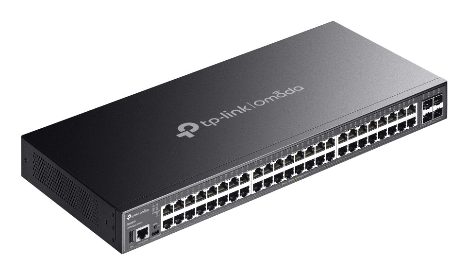 TP-Link SG5452X – Managed Switch – 48×GbE, 4×SFP+, L3, 19" Rack