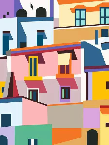 Ravensburger CreArt – Malen-nach-Zahlen-Set – Stadt / Land – ab 14 Jahren
