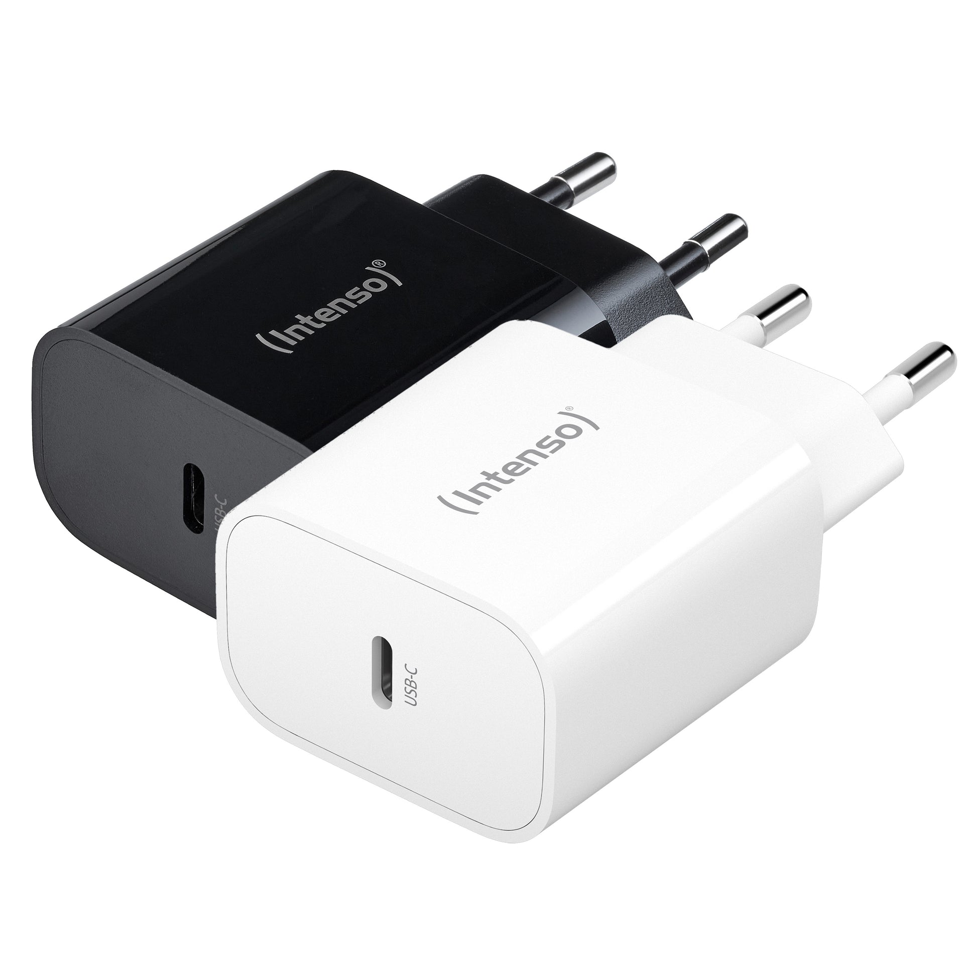 Intenso W20C USB-Ladegerät 20 W – USB-C×1 – für Smartphones und Tablets – Schwarz