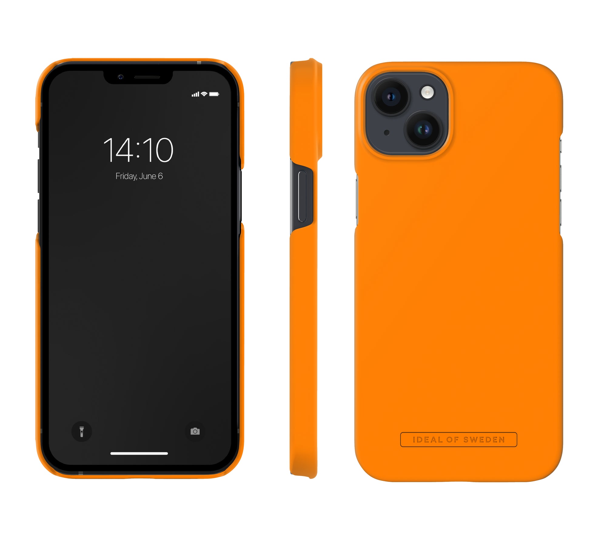 iDeal of Sweden Backcover – für Apple iPhone 14 Plus, Polyester, Apricot Crush