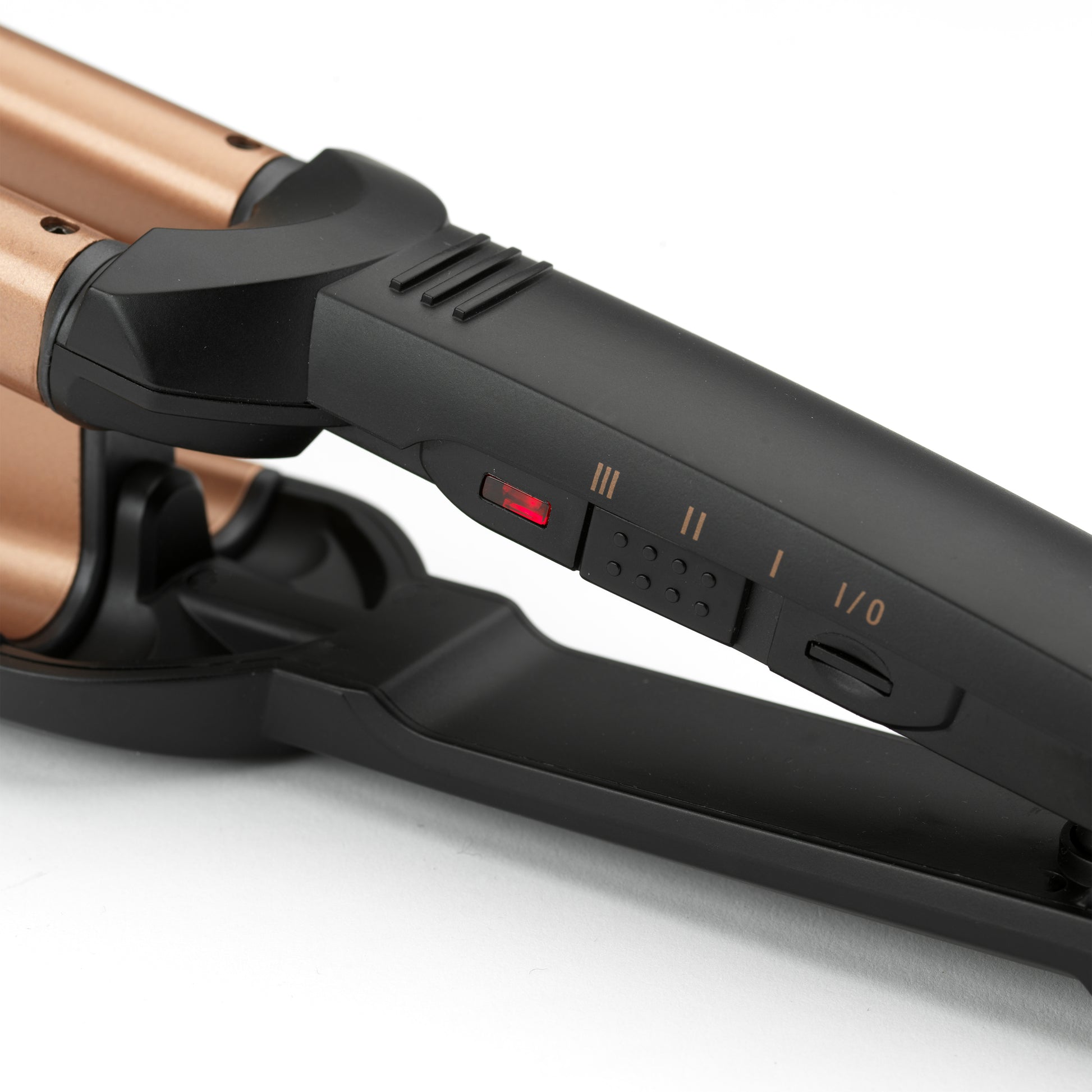 BaByliss Lockenstab W2447E – Keramikbeschichtung, 160–200 °C, 3 Stufen – 2,5 m Kabel – Schwarz/Orange