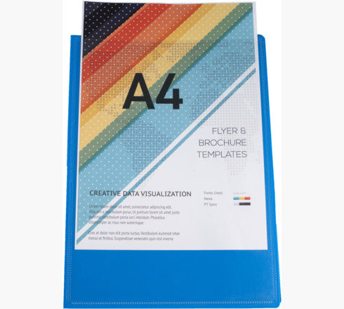 Exacompta Sichtbuch Kreacover, für A4, 90 Hüllen – PP – mehrfarbig, 8er-Pack