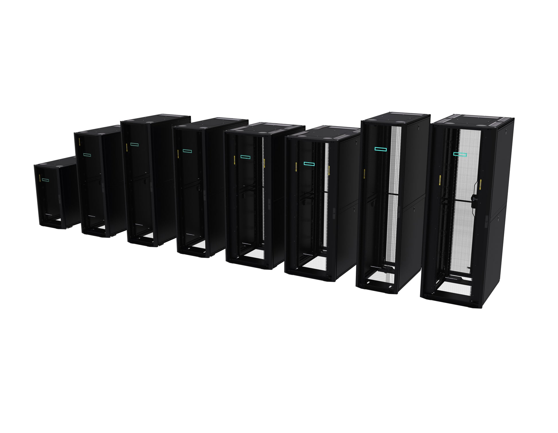 HPE 19" Netzwerkschrank 42U, 600 × 1'075 × 2'006 mm, schwarz