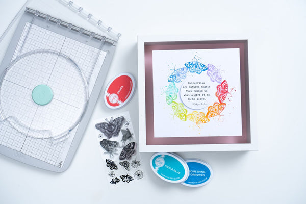 Sizzix Stempel-Set – Schmetterlinge – 13 Stempel – 80 × 50 mm