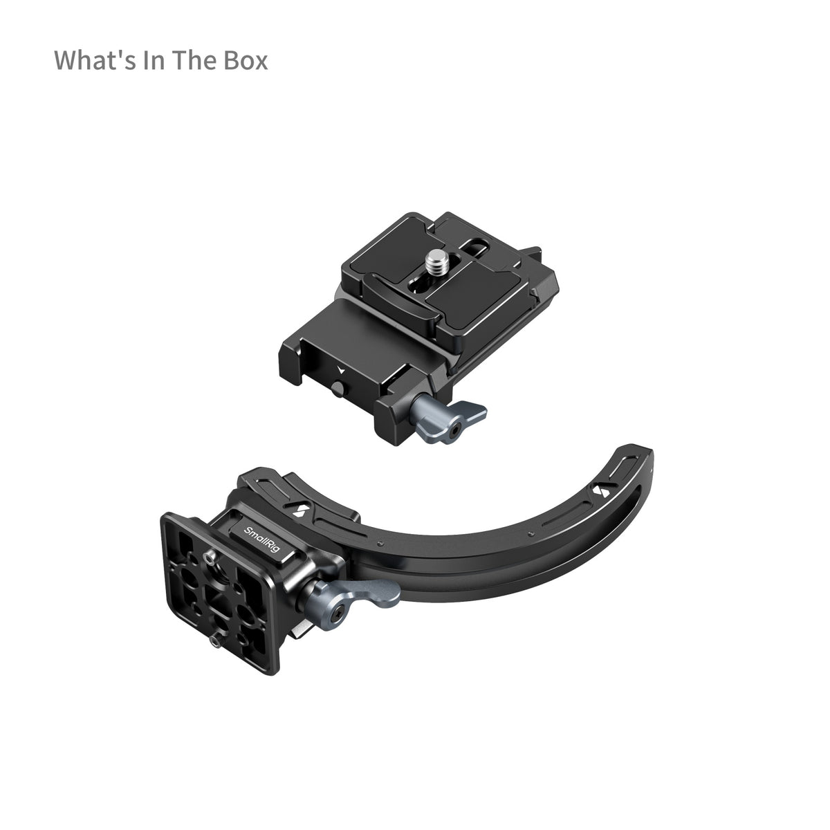 SmallRig 4349 Montageplatte H‑to‑V – für Sony, FUJIFILM, Nikon und andere – Schwarz – 2er-Pack