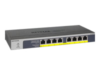NETGEAR GS108LP – Switch – 8×GbE, PoE+ 60 W, 1U