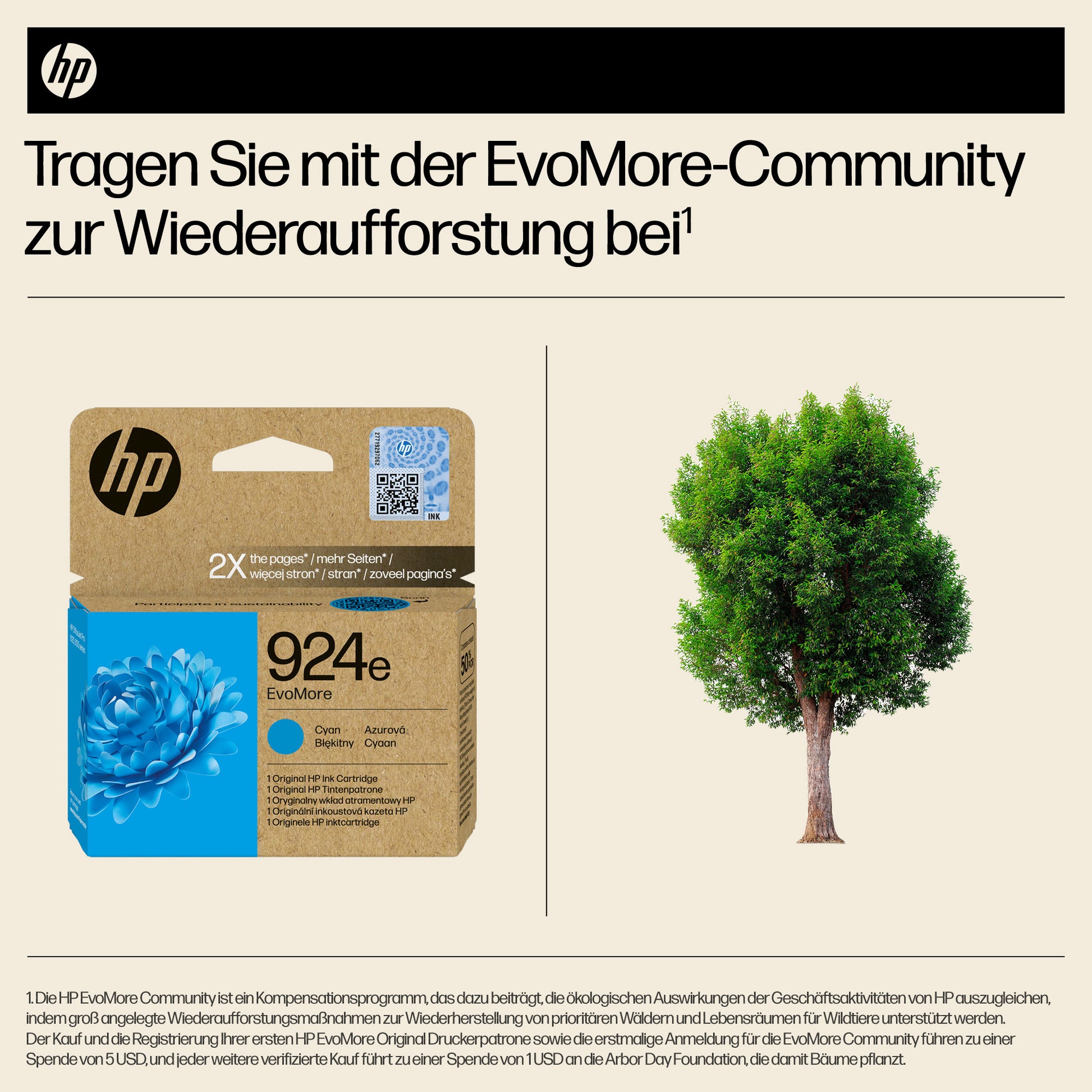 HP 924EXL Cyan Tintenpatrone (Original) – 800 Seiten – für HP 924E