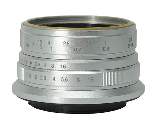 7Artisans 25 mm f/1.8 Objektiv – für Canon (EF-M) – Metall, 46 mm Filter, 143 g