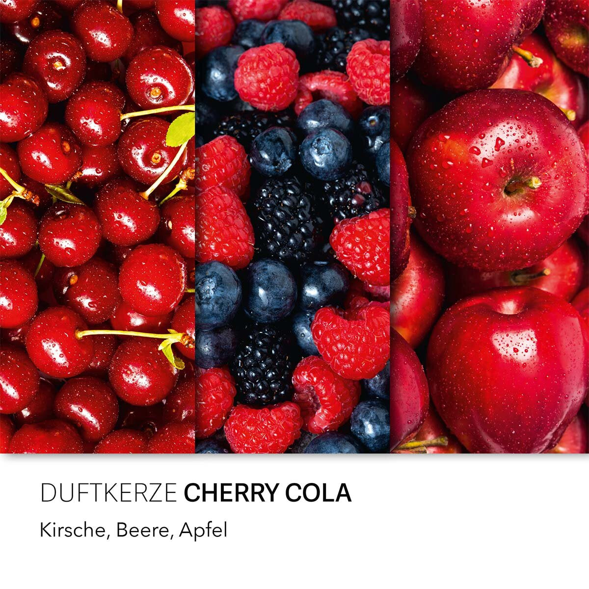 Balthasar Duftkerze – Cherry Cola – Ø 10 × 9,5 cm – 50 h
