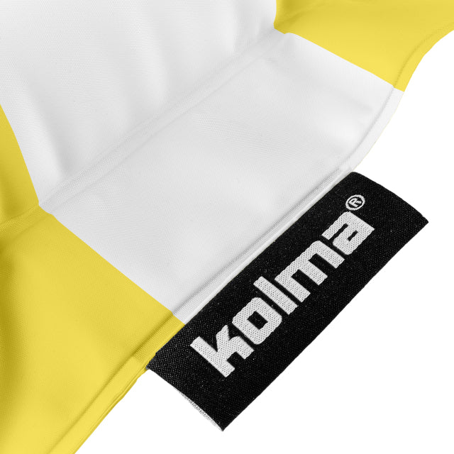 Kolma Luftmatratze – mit integriertem Kissen – 188 × 78,5 cm – Gelb/Weiss – Polyester/PVC