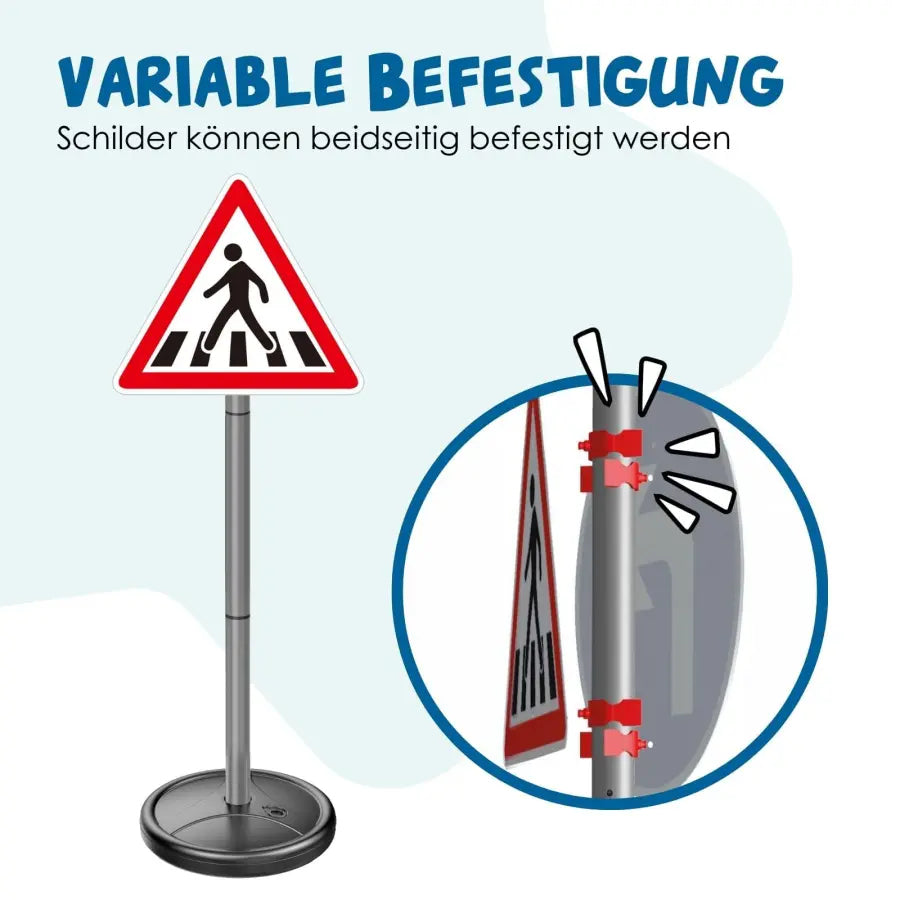 alldoro Verkehrsset – 21-teilig – 75 cm hoch – ab 3 Jahren – mehrfarbig