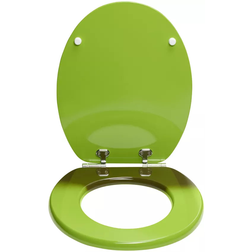 Diaqua Paris 3D Frog – Toilettensitz – MDF, mehrfarbig, mit Deckel, Soft-Close, 37,2 × 44,5 cm