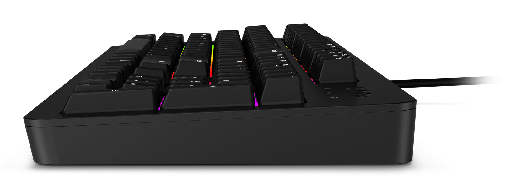 Lenovo Tastatur-Maus-Set – Membran – kabelgebunden (USB) – QWERTY (US-INT) – RGB – schwarz