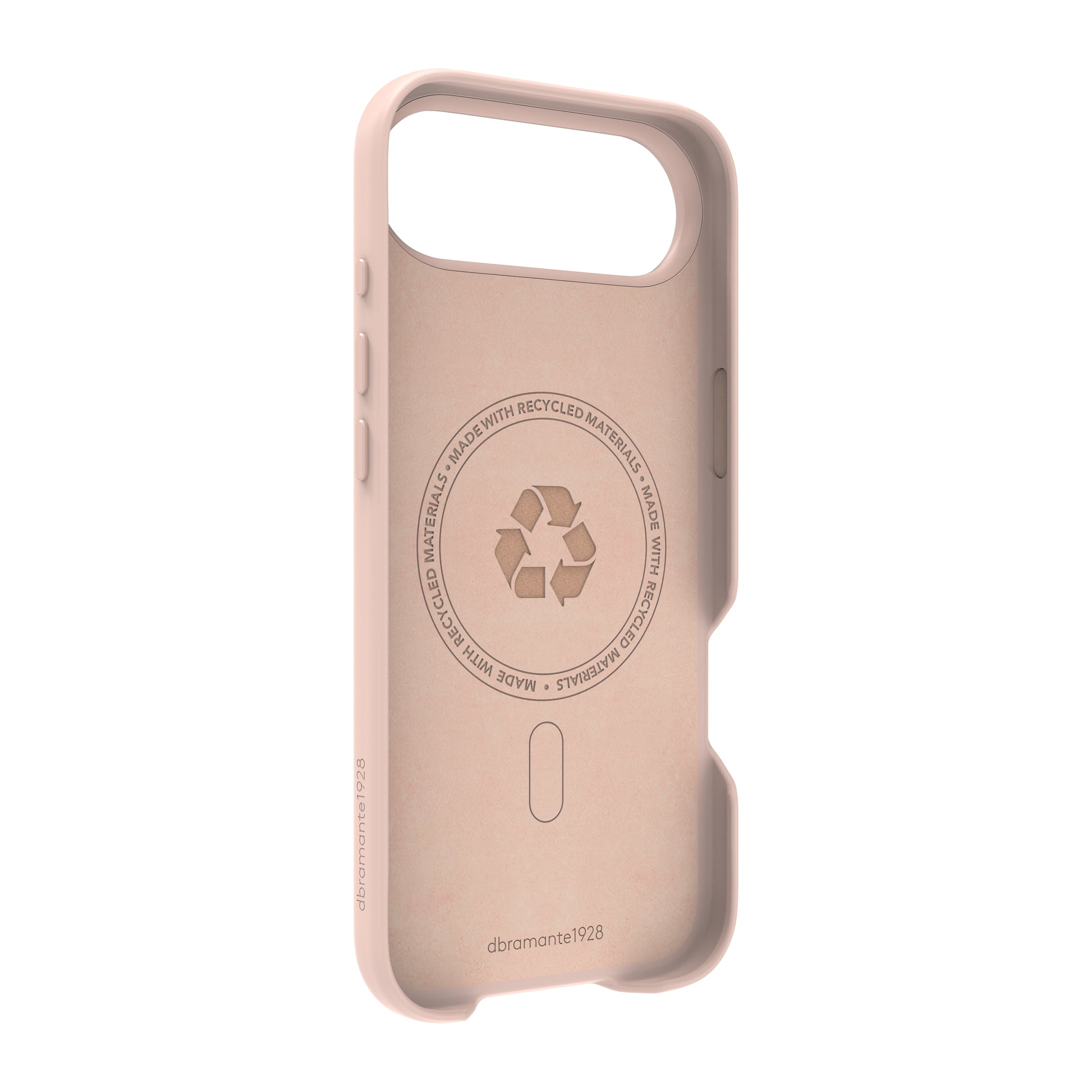 dbramante1928 Roskilde MS Kick ICON Backcover – für Apple iPhone 17 Air, Pink Sand, bis 1,2 m sturzsicher