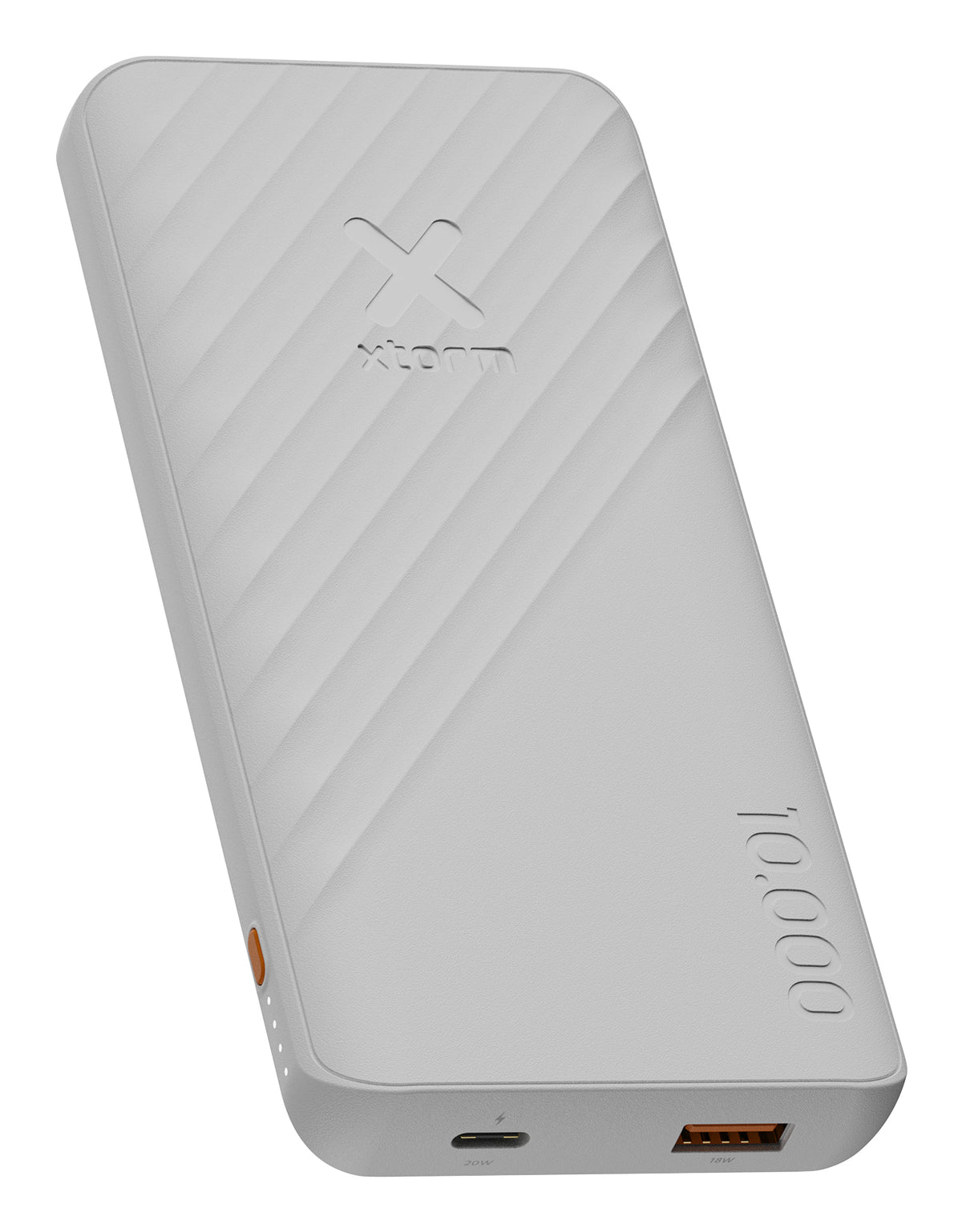 Xtorm Go2 Powerbank 10'000 mAh – 20 W PD, 1× USB-C, 1× USB-A, weiss