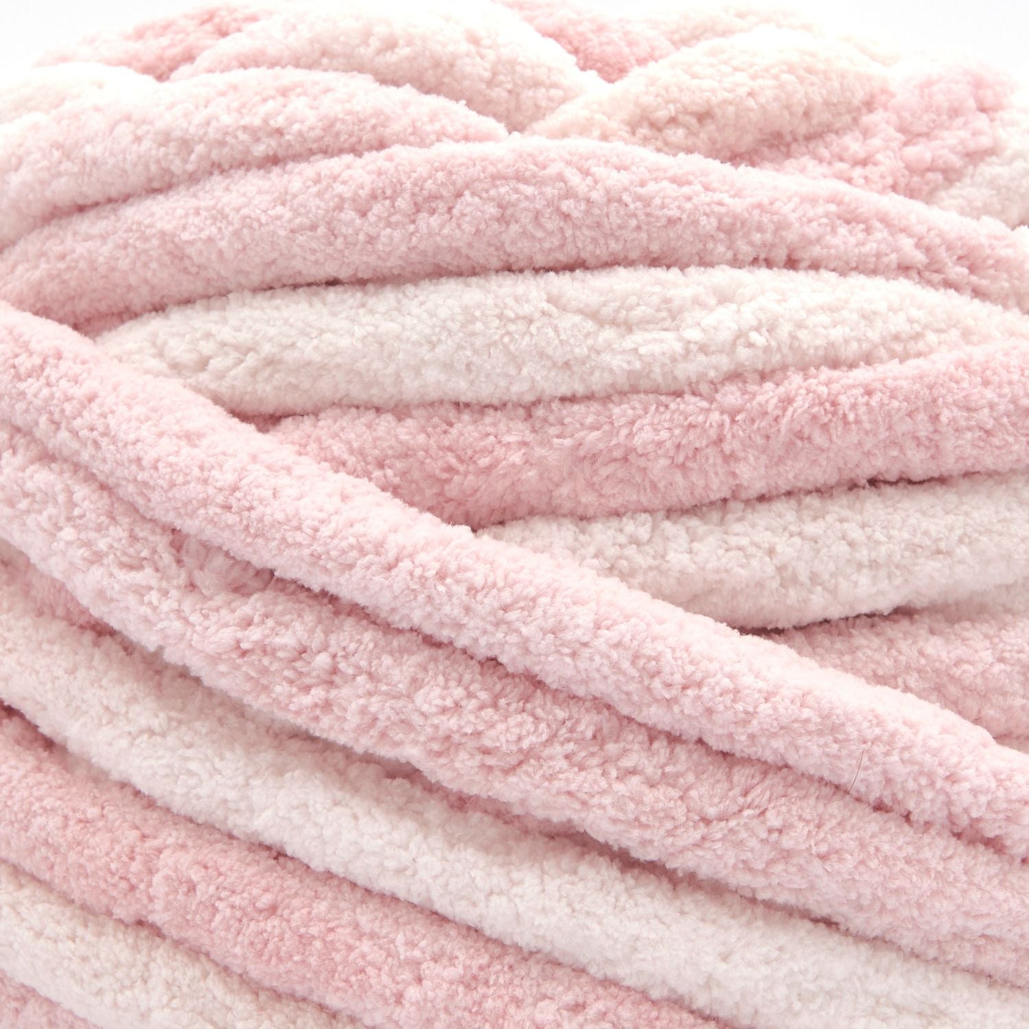 Rico Design Chenillove Super Big Print Wolle Rosa – 300 g, 36 m, Nadel 25 mm, 100% Polyester