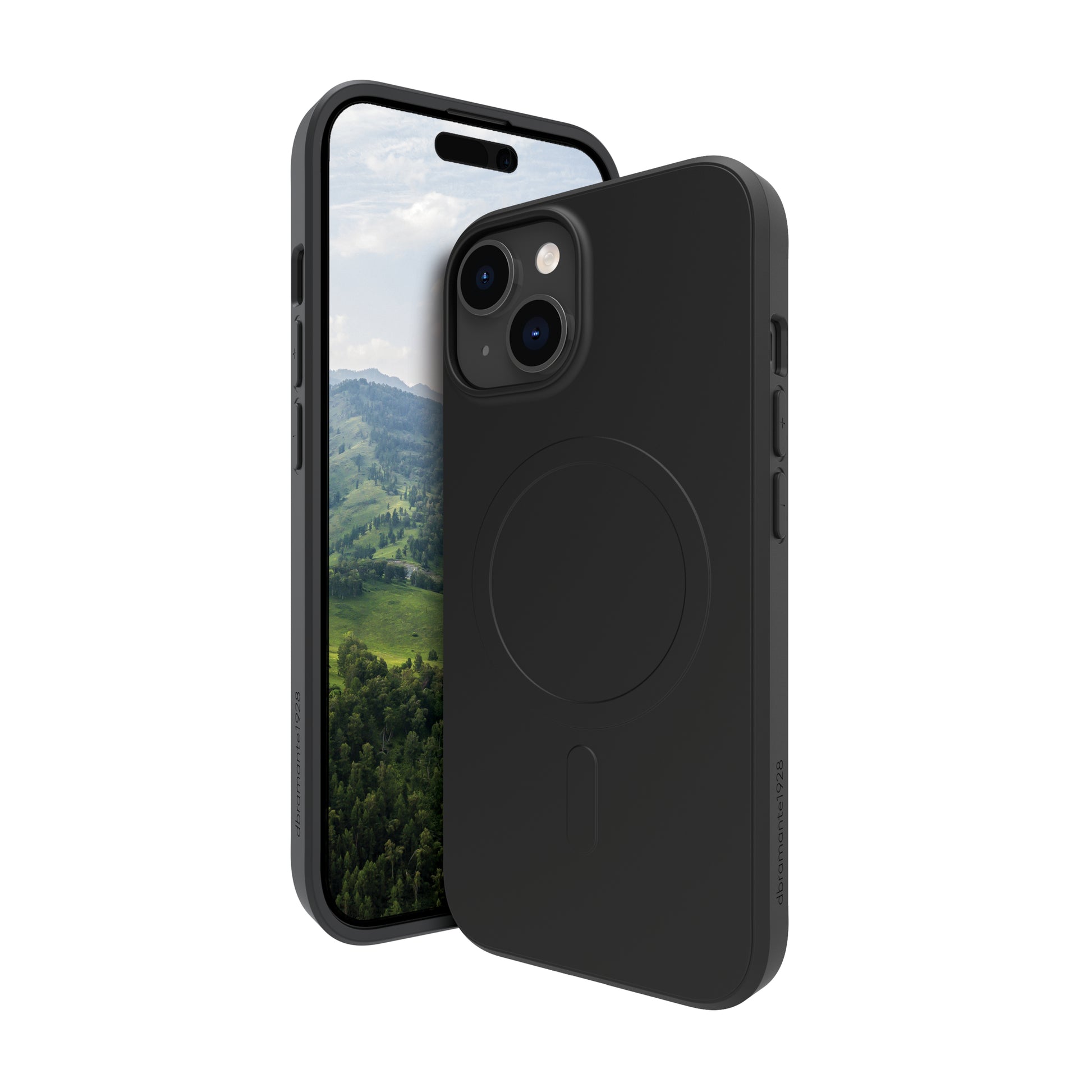 dbramante1928 Greenland Pro MS Backcover – für Apple iPhone 15, Kunststoff, Night Black, bis 1,2 m sturzsicher
