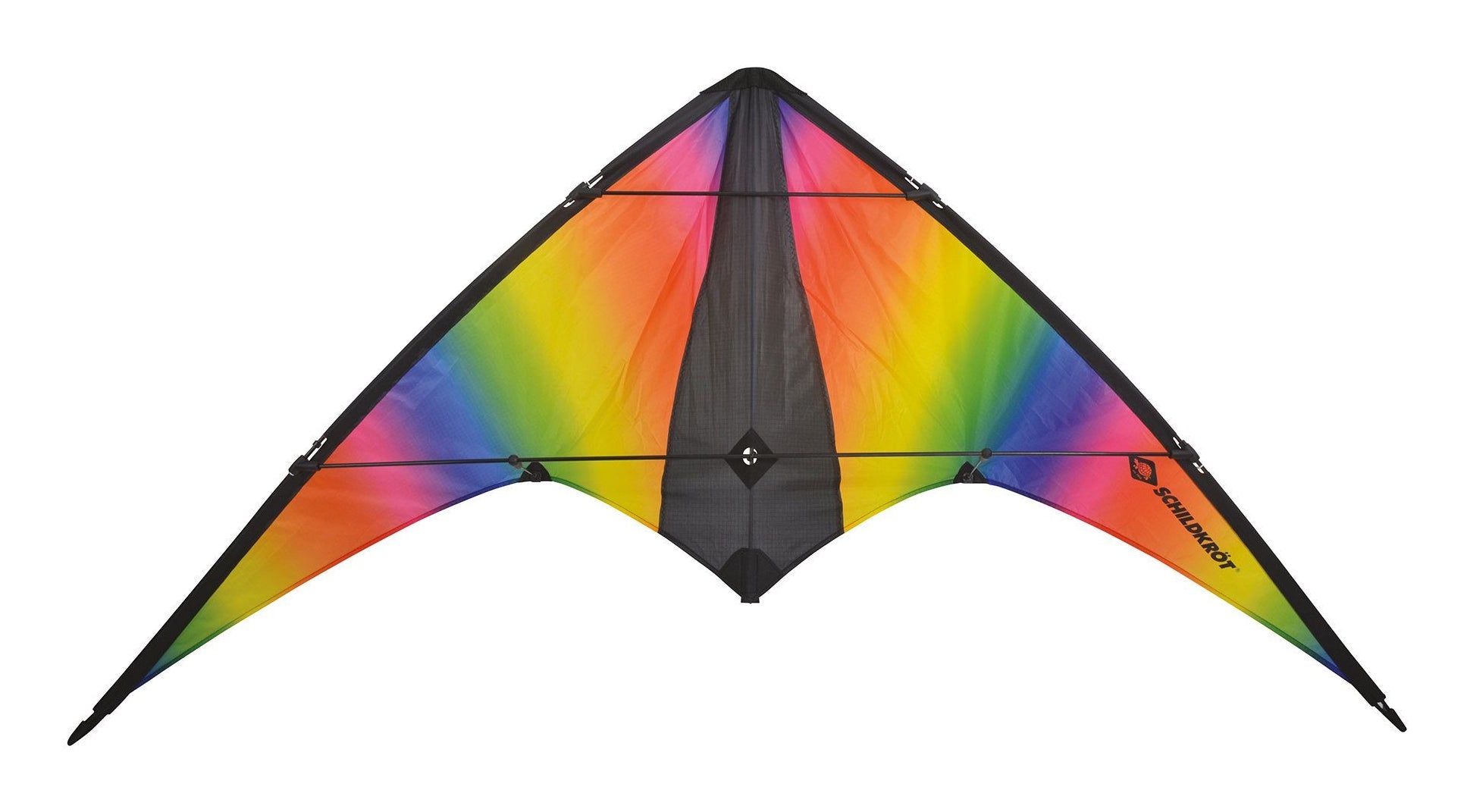 Schildkröt Funsports Lenkdrachen Stunt Kite 160 – 160 × 80 cm – 2 Leinen, 30 m Schnur – ab 12 J.